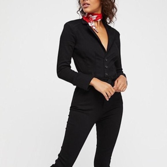 free people take me out jumpsuit